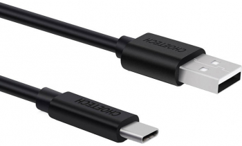 Black Choetech USB-A to USB-C Extension Cable 2m 