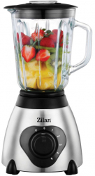 Blender Stativ Capacitate 1.5l 5 Trepte De Viteza + Implus Bol Plastic Lame Din Otel Inoxidabil Putere 600w 220-240v Argintiu 