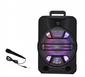Boxa Portabila 12 140W PMPO USB Microfon wireless 
