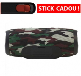 Boxa Portabila Charge 3 Camouflage Usb Bluetooth 5v Power Bank + 