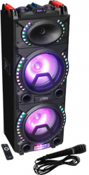 Boxa Portabila Iluminata 500w Usb sd Bt Fm Aux Micorofon 