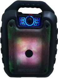 Boxa Portabila Klausstech Reglaj Volum Display Putere 9w Bluetooth Mp3 Tf Card Radio Fm Usb Lumini Led Usor De Transportat Si Depo 