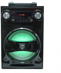 Boxa Portabila Profesionala Klausstech Putere 25 W Lumini Rgb Telecomanda Inclusa Conectivitate Bluetooth Port Usb Aux In Slot Sd Car 
