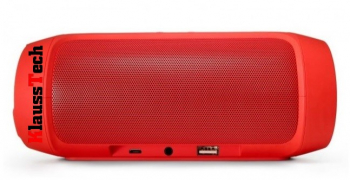 Boxa Portabila Wirelles Klausstech Bluetooth Port Usb Charge 2+ Slot Card Sd Rezistenta La Apa Rosu