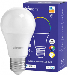 Bulba smart LED Sonoff B02-BL-A60 cu wifi