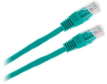 Cablu UTP Patch cord Cat.5e Verdet 0.5m 