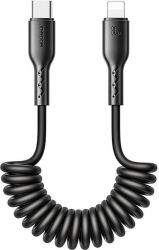 Cablul rapid Joyroom Tip-c la fulger seria Easy-Travel 30W 1.5m negru 