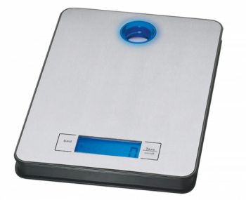 Cantar De Bucatarie Capacitate 5kg Afisaj Digital Iluminat Inox Senzor De Precizie Stingere Automata Buton On/off Functie Tara 4 Un 
