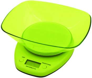 Cantar De Bucatarie Klausstech Digital Suporta 5 Kg Material Din Plastic Precizie 0.01 Kg Functie Zero Functioneaza Cu 2 Baterii Ver 