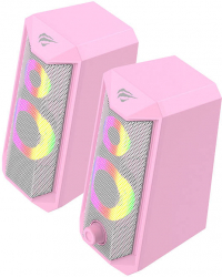 Computer Speakers Havit SK202 RGB Pink 2.0