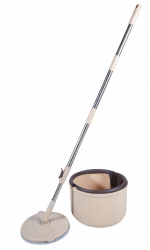 Galeata Cu Mop Rotativ Actionare Manuala 31x29x20 Cm Maner Mop 130 Cm Capacitate 4.5 L Material Metal/plastic 2 X Lavete Microfibram