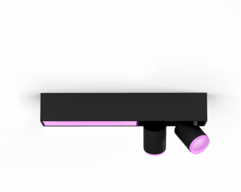Lampa De Plafon Philips Cu 2 Spoturi Led Alb Si Color Bluetooth Material Metal Zigbee Light Link 1540 Lm 15000 Ore 2000 6500 K Negru 