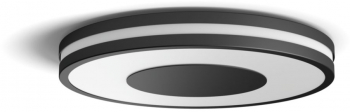 Lampa De Tavan Philips Ambianta Alba Led Integrat Intrerupator Variator Metal Circulara 25000 Ore 2200 6500 K Culoare Negru 