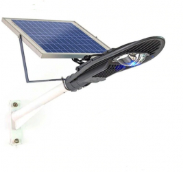Lampa Led Klausstech Putere 30w Panou Solar Inclus 2850 Lumeni Ip65 Iluminare Pe 140 De Grade Culoare Negru 
