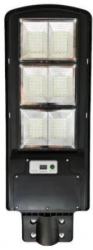 Lampa Led Stradala Klausstech Putere De 90w Panou Solar Inclus 8550 Lumeni Ip65 Iluminare Pe 140 De Grade Culoare Negru 