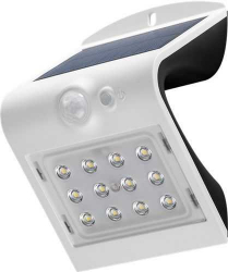 Lampa solara cu senzor de perete 1.5w Alb Goobay