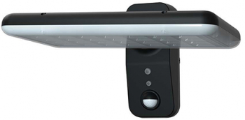 Lampa solara exterioara LED 15W - culoare lumina reglabila 4000K - 6000K - negru. 