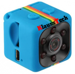 Mini Camera KlaussTech FULL HD 1080p 30 FPS 200 mAh Albastru 