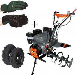 Motocultor T1400 Evotools PLUS Pornire Electrica cu Roti de Transport 14 cp + manusi Beldeny 