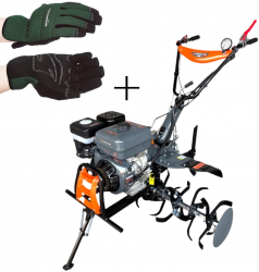 Motocultor T900 Evotools PLUS cu Roti de Transport 9 cp + manusi Beldeny 