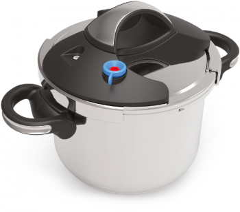 Oala Sub Presiune Inox Inchidere Clips Capacitate 6l Capac Din Inox Incalzire Rapida Mentinerea Caldurii 3 Straturi Manere Ergonomic 