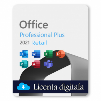 Office 2021 Professional Plus 5 dispozitive - licenta digitala 
