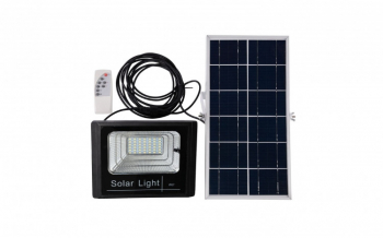 Proiector 45W cu panou solar si telecomanda 