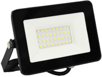 Proiector LED 30 W 6500K 50.000 Ore de Functionare Unghi de Luminare 120 grade 2700 Lumeni Usor de Instalat Negru 