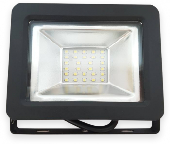 Proiector LED KlaussTech 20 W 6500K 50.000 Ore de Functionare Unghi de Luminare 120 grade 1600 Lumeni Negru 