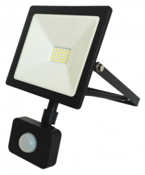 Proiector LED KlaussTech Aluminiu Senzor de Miscare Putere 30W 2400 Lumeni Unghi de iluminare 120 grade Negru 