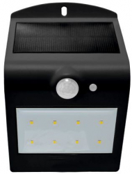 Reflector Led Cu Functia De Miscare Si Panou Solar Putere 1.5 W 10 Surse De Lumina 200 Lumeni Unghi De Sesizare 120° Capacitat 