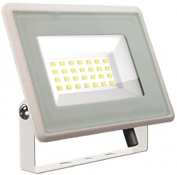 Reflector LED puternic rezistent la apa si culoare alba. 