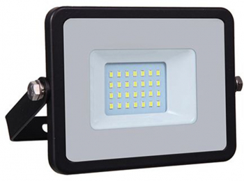 Reflector LED SMD 20W 6400K Negru/Gri Cip Samsung 