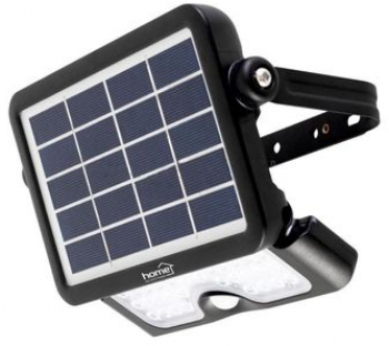 Reflector Profesional Solar Led Cu Functia Senzor Miscare Flux Luminos 500 Lm Temperatura Culoare 6000 K Acumulator Incorporat Li-ion De 