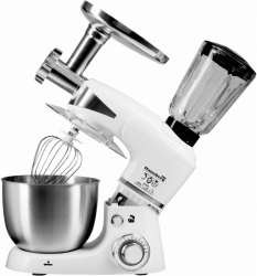 Robot Multifunctional Cu Bol Capacitate 5.5 L 1000 W 6 Nivele Putere 220-240 V Carcasa Abs Impuls Modern Culoare Alb 