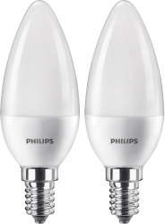 Set 2 Becuri Led Philips E14 7w 60w 806 Lm A++ Lumina Alba Calda 