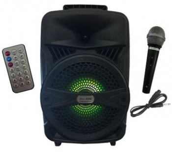Set Boxa Portabila Cu Bluetooth Wireless Radio Fm Auto Scan Usb Sd Card Wster Verde+cadou Casti In-ear Tip Earpods Cu Microfon Si Telec 