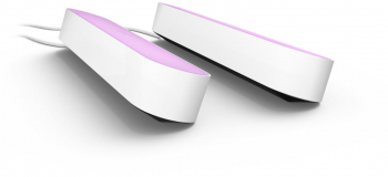 Set De 2 Lampi Led Rgbw Stil Expresiv Eyecomfort Lungime 25.3 Cm 530 Lm Color Hue 2000 6500 K 25000 Ore Culoare Alb 