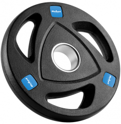 Set greutati fonta cauciucata 2 x 10 kg pentru antrenament intens. 