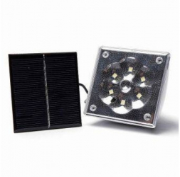 Set Lampa Solara Cu Panou De Reincarcare Inclus Telecomanda Inclusa 6 Led-uri 3 Nivele De Ajustare Design Compact Culoare Alb