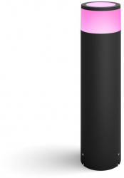 Stalp Led Rgbw Cu Lumina Alba Si Colorata Tehnologie Eyecomfort Autonomie 25.000 Ore Alimentare 24 V 600 Lm Rezistenta Ip65 8 W Negru 