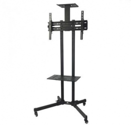 Stand Tv Si Dvd Klausstech Mobil Pentru Prezentare 32 - 55 Inch Negru 