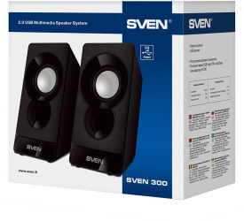 SVEN 300 USB Speakers - Powerful Sound Stylish Design 