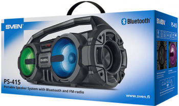 Sven PS-415 Speaker Waterproof Bluetooth Black
