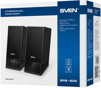 SVEN SPS-604 Speakers USB 4W Black 