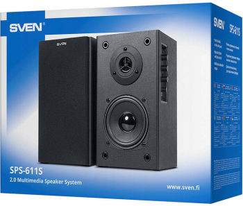 SVEN SPS-611S 36W Speakers - Clear Sound Black 