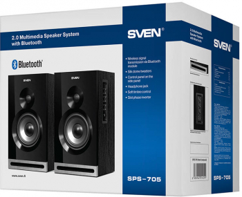 Sven SPS-705 Bluetooth Speaker 40W RMS Black 