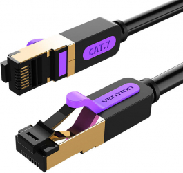 Vention Cat. 7 SFTP Network Cable - Black 0.5m 