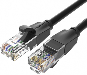 Vention IBEBD Cat.6 UTP Cable 0.5m - Black 