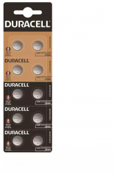 10x Duracell G13 / AG13 / L1154 / LR44 / 157 / A76 1.5V baterie plata 
